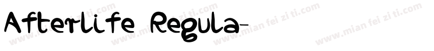 Afterlife Regula字体转换